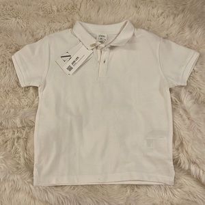Zara White Collar Polo